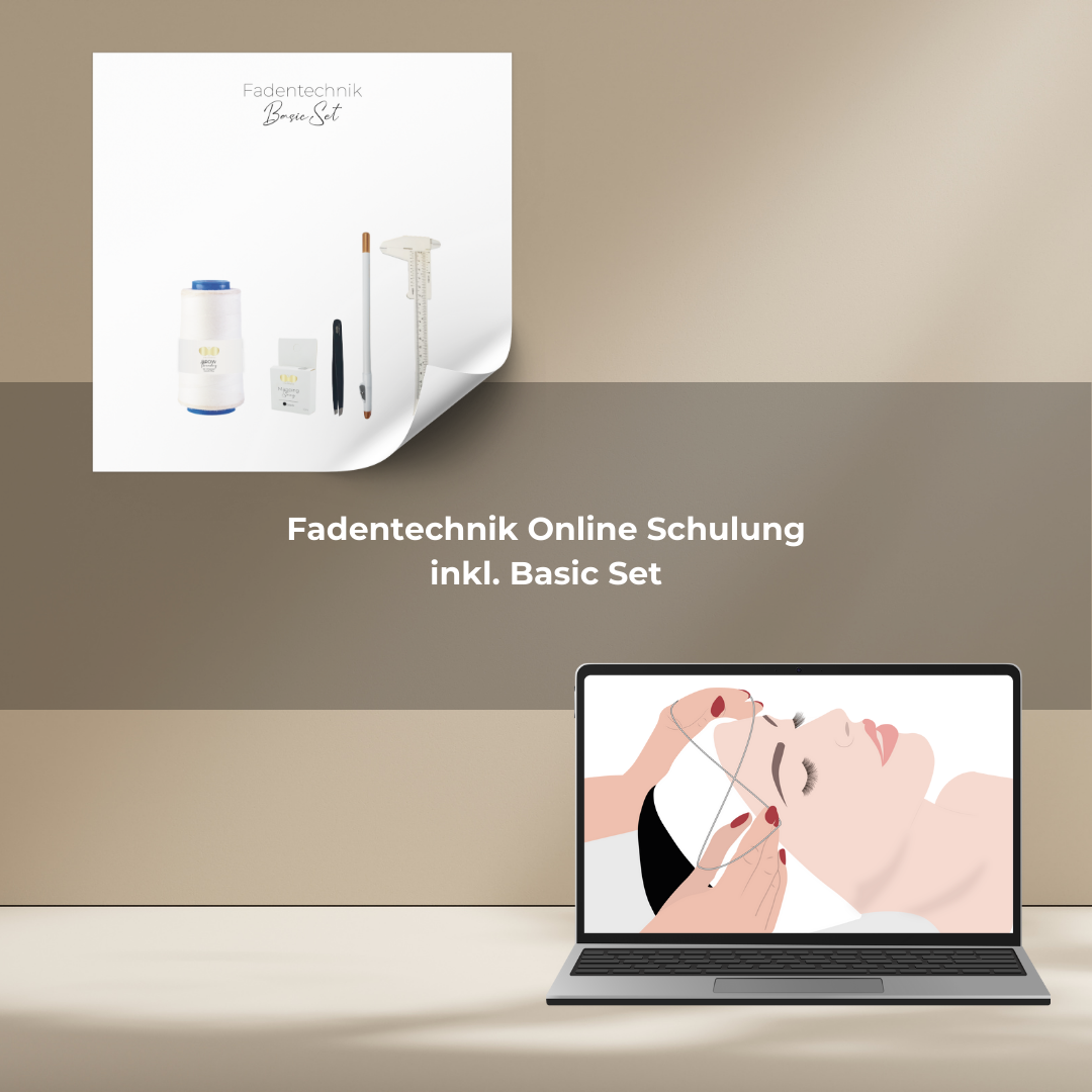 Fadentechnik Gesicht Online Schulung mit Set